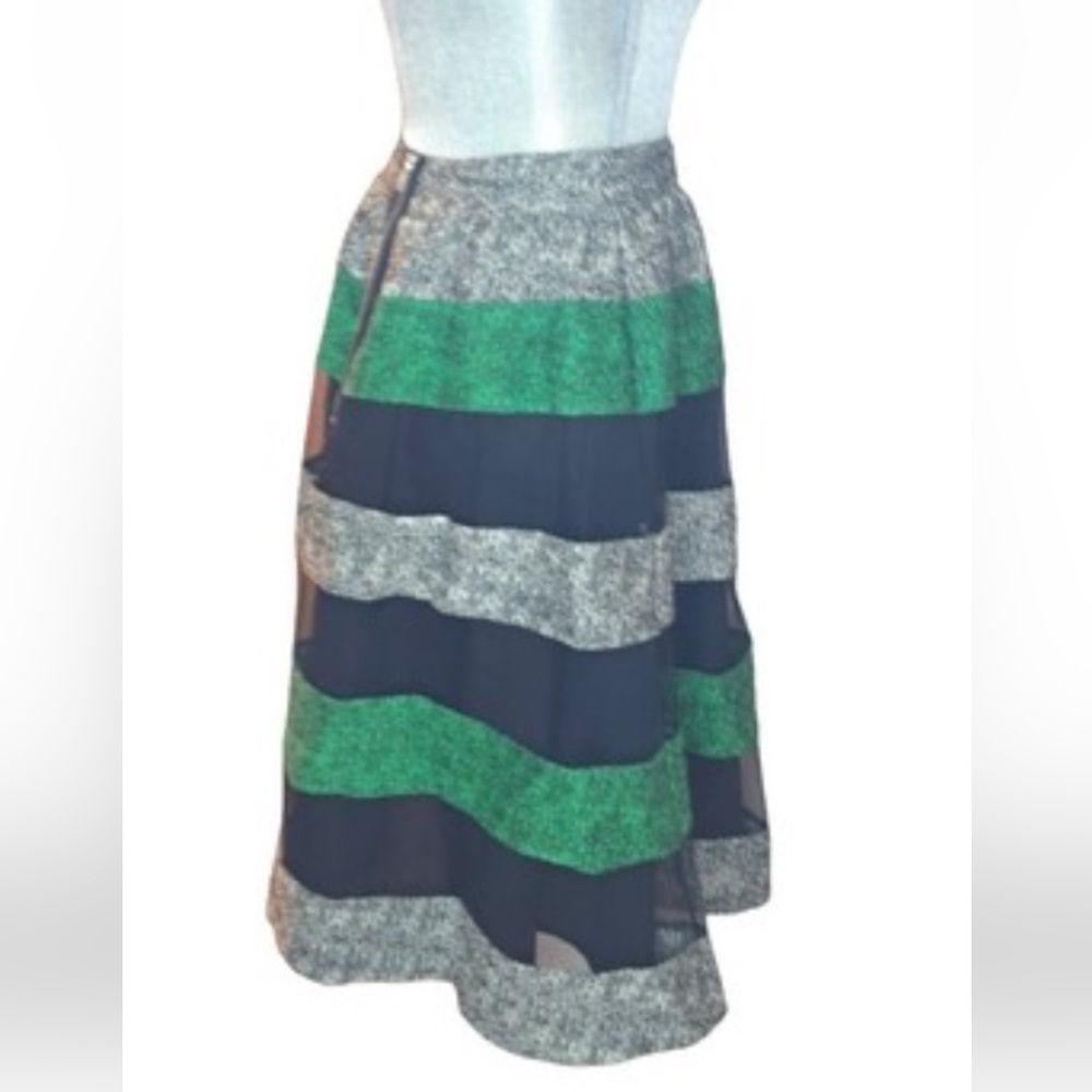 Endless Rose Bold Stripe A-Line Skirt – Size Small‎ - Picture 2 of 11